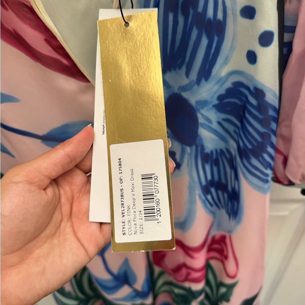PatBO Nova Flora Deep V Maxi Dress - Picture 9 of 10